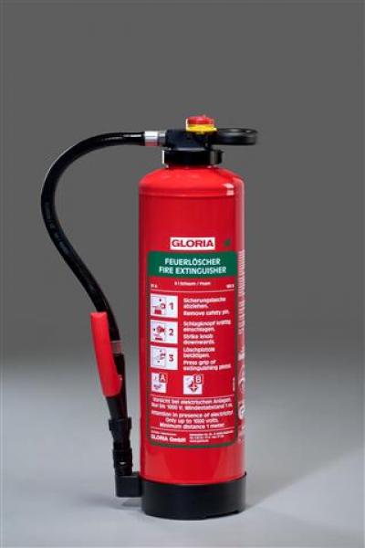 Feuerlöscher Gloria SB 6 PRO 6 Liter Schaum Fluorfrei